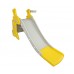 FixtureDisplays® 3-Step Children Slide Play Slide Freestanding Slide with Basketball Hoop for Kid Games 16874